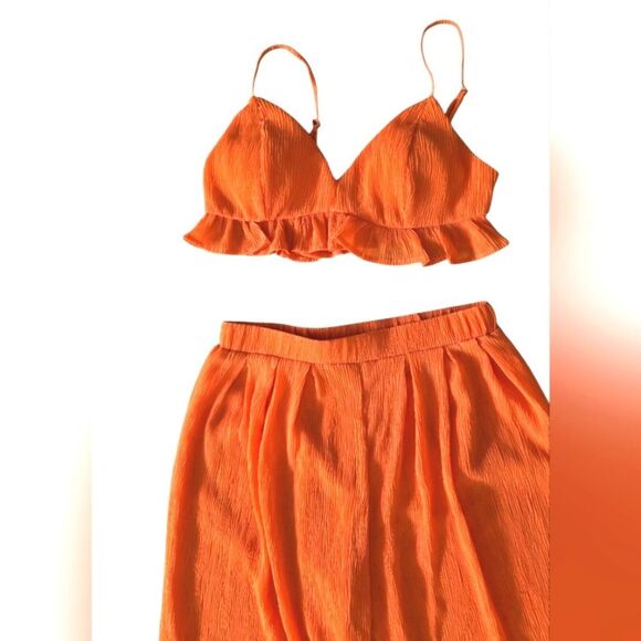 NEW- StepS NY. Two pieces tank top and wide pants Size L - Picture 6 of 7